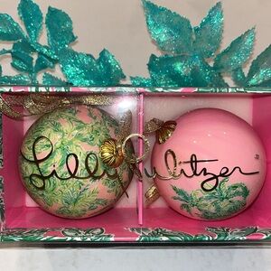 New in box• Lilly Pulitzer holiday tree ornament set